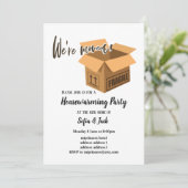 私たちは移動された引っ越し祝いパーティーパーティー 招待状 (スタンド正面)