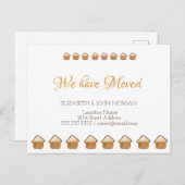 私たちは移動した，ジンジャーブレッドハウス 案内ポストカード (正面/裏面)