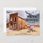 私たちは移動した | 住所の変更 案内ポストカード (正面/裏面)