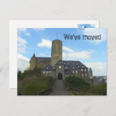 私たちは移動した – 城の動機カード 案内ポストカード (正面/裏面)