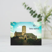 私たちは移動した – 城の動機カード 案内ポストカード (スタンド正面)