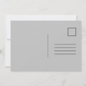 私たちは移動した、新しい家、シンプルの発表カード 案内状 (裏面)