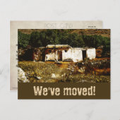 私たちは移動した 案内ポストカード (正面/裏面)