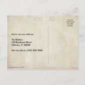 私たちは移動した 案内ポストカード (裏面)