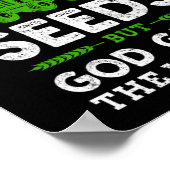 私たちは種子の神与え収穫農家生活 ポスター (角)