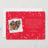 私たちは素晴らしすべて素晴らしが写真で素晴らしすおもしろい シーズンカード (裏面)