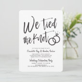 私たちは結ばれた | スクリプト | 結婚後のパーティー 招待状 (スタンド正面)