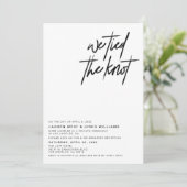 私たちは結ばれた 結婚披露宴招待状 招待状 (スタンド正面)