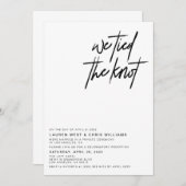 私たちは結ばれた 結婚披露宴招待状 招待状 (正面/裏面)