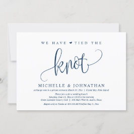 私たちは結ばれました, 結婚式の隠し結婚式の招待状 招待状