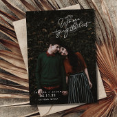 私たちは結び目の写真の日付を保存する 案内ポストカード