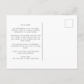 私たちは結び目の削除のお知らせはがきを結びました 案内ポストカード (裏面)