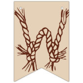 私たちは結び目を結んだ バンティングフラッグ (第1の旗)