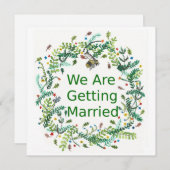 私たちは結婚している 招待状 (正面/裏面)