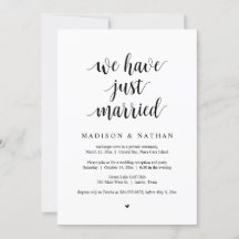 私たちは結婚しました, ウェディングエロープメントパーティー