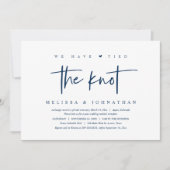 私たちは結婚しました, 挙式 秘密結婚パーティー 招待状 (正面)