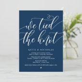 私たちは結婚しました, 結婚式 人前式 招待状 (スタンド正面)