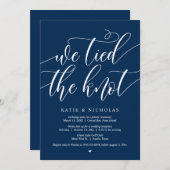 私たちは結婚しました, 結婚式 人前式 招待状 (正面/裏面)