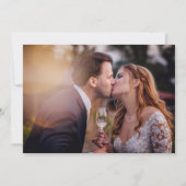 私たちは結婚しました 2 写真 結婚披露宴 招待状 (裏面)