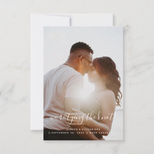 私たちは結婚する セーブザデート (正面)