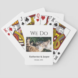 私たちは結婚婚約ペット名の写真の日付を行う トランプ