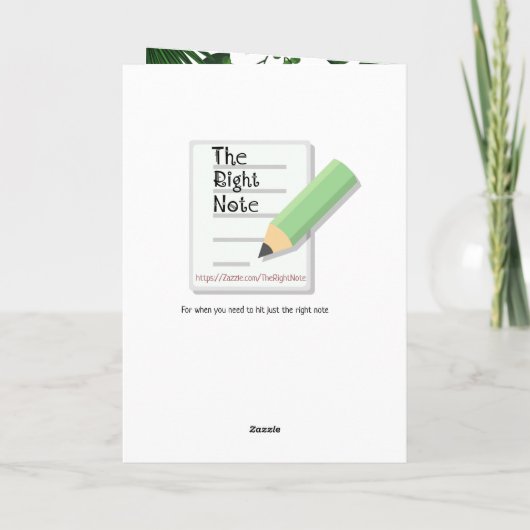 私たちは緑のクリスマスフラミンゴの夢を見ている カード (裏面)