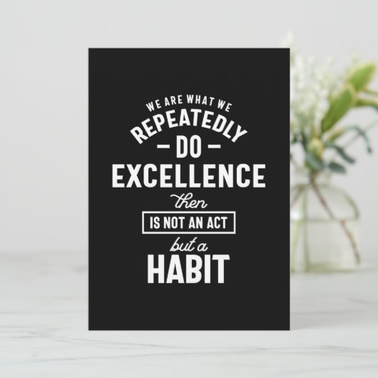 私たちは繰り返し行うやる気を起こさせる引用文ギ 招待状 (スタンド正面)