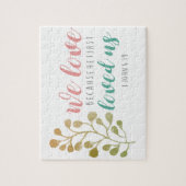 私たちは聖書の聖句キリスト教の信仰が大好き ジグソーパズル (縦)