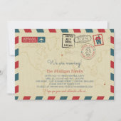 私たちは航空便を運んでいる |別れのパーティー 案内状 (正面)