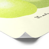 私たちは良い梨のポスターキッチンウォールアートポスターを作る ポスター (角)