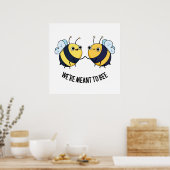 私たちは蜂ぷんを組み合わせおもしろいる意図がある ポスター (キッチン)