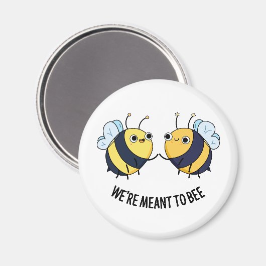 私たちは蜂ぷんを組み合わせおもしろいる意図がある マグネット (正面/裏面)