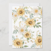 私たちは蜂蜜クマ赤ちゃんシャワーを待つことができる 招待状 (裏面)