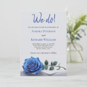 私たちは行う。ロマンエレガントク王室のスブルーバラ結婚ズ 招待状 (スタンド正面)