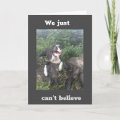 私たちは言いたい**幸せな40歳の誕生日**カード カード (正面)