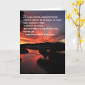 私たちは記憶を大切にする。.感動的. カード (黄色い花)