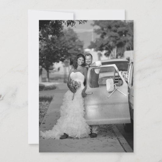 私たちは誓いを新たに 招待状 (裏面)