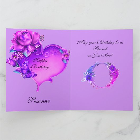 私たちは誕生日カードを持っているの カード (内部)