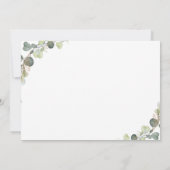 私たちは赤ちゃんのシャワーの招待状を待つ喜び 招待状 (裏面)