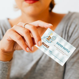 私たちは赤ちゃんシャワーおむつラッフルを心待ちできる 名刺