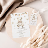 私たちは赤ちゃんシャワーのクリスマスの冬を待つことができる 招待状