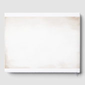 私たちは赤ちゃんシャワーのゲストブックを心待ちできる ゲストブック (裏面)