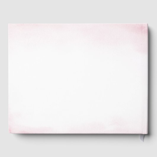 私たちは赤ちゃんシャワーのゲストブックを心待ちできる ゲストブック (裏面)