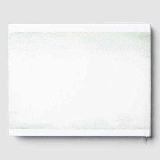 私たちは赤ちゃんシャワーのゲストブックを心待ちできる ゲストブック (裏面)