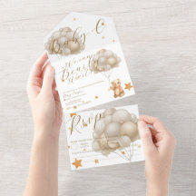 私たちは赤ちゃんシャワーのバルーンを待つことができる