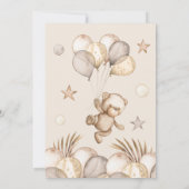 私たちは赤ちゃんシャワーの招待状を待つことができる (裏面)