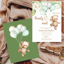 私たちは赤ちゃんシャワーの招待状を待つことができる