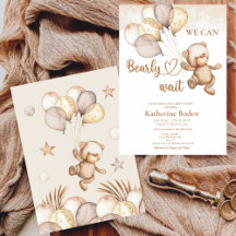 私たちは赤ちゃんシャワーの招待状を待つことができる