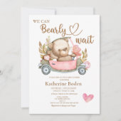 私たちは赤ちゃんシャワーの招待状を待つことができる (正面)