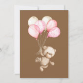 私たちは赤ちゃんシャワーの招待状を待つことができる (裏面)